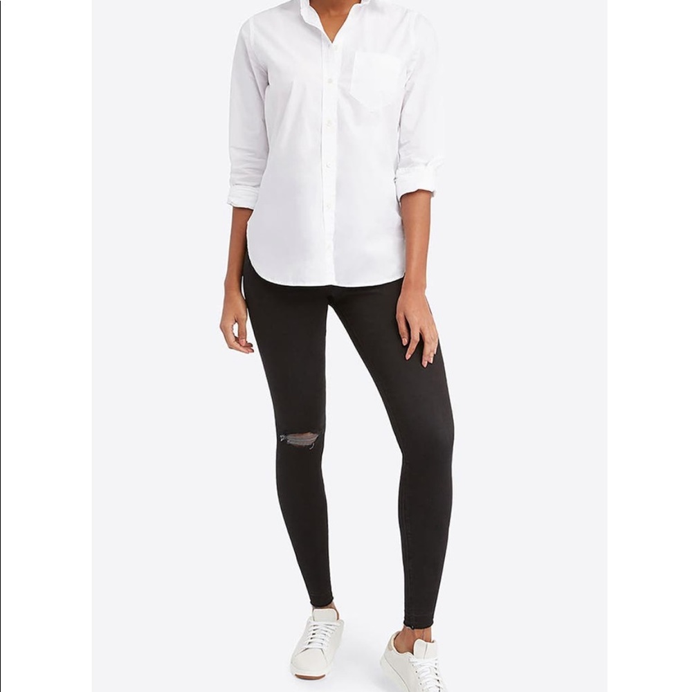 Spanx Distressed Skinny Jean Leggings